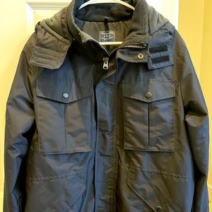 Mens Abercrombie & Fitch jacket in Black size Large.